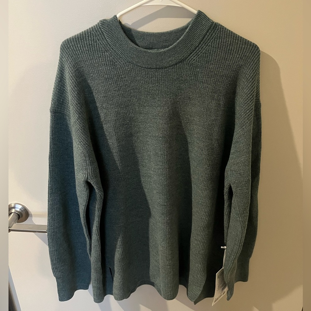 Lululemon Merino Wool-Blend Ribbed Crewneck Sweater